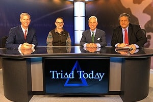 Griff Shuler, Greg Keener, David Daggett, and Jim Longworth on Triad Today