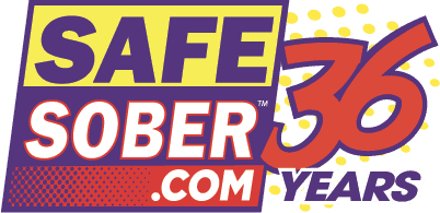 Safe sober 36 years logo