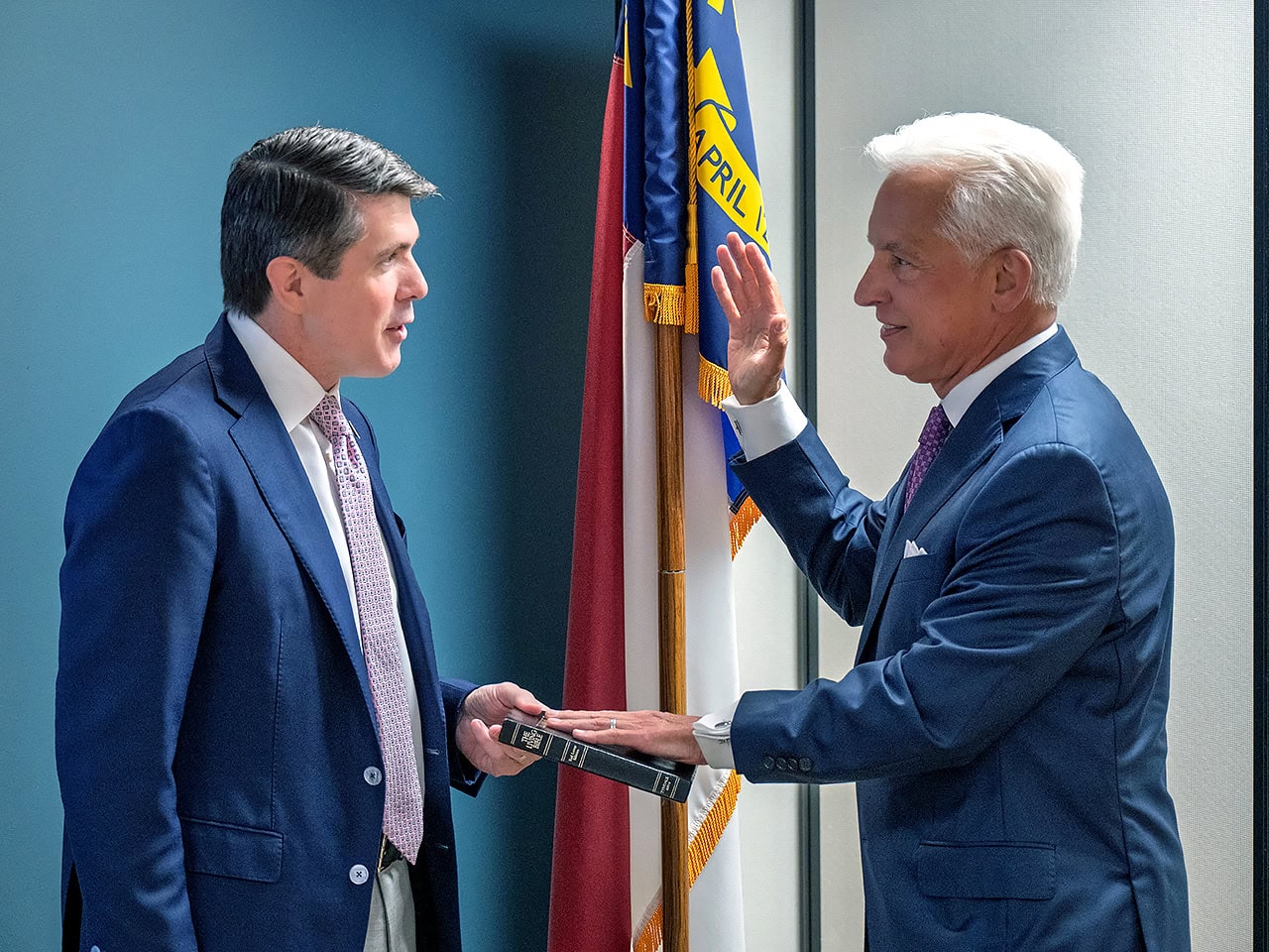 David daggett sworn into board of trustees