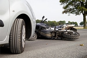 Biker in need of a motorcycle accident lawyer