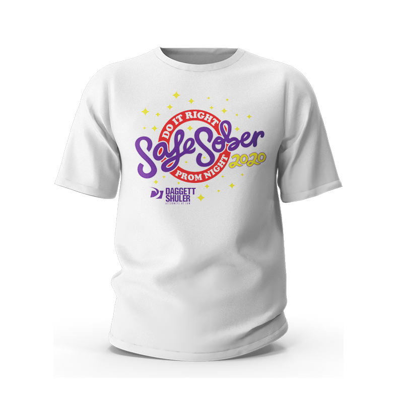 Safe Sober T-shirt winner 2020