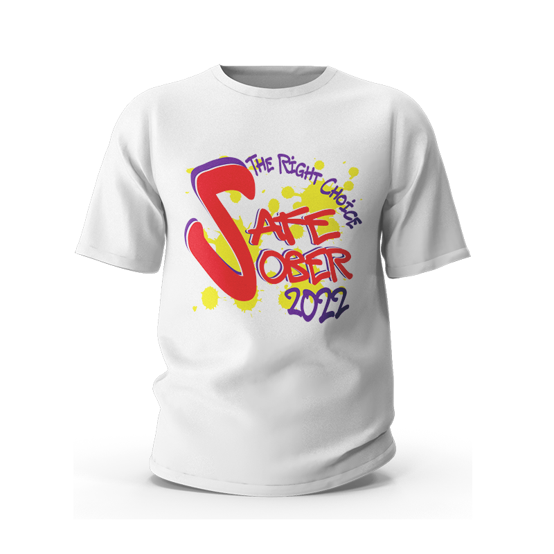 Safe Sober T-shirt winner 2022