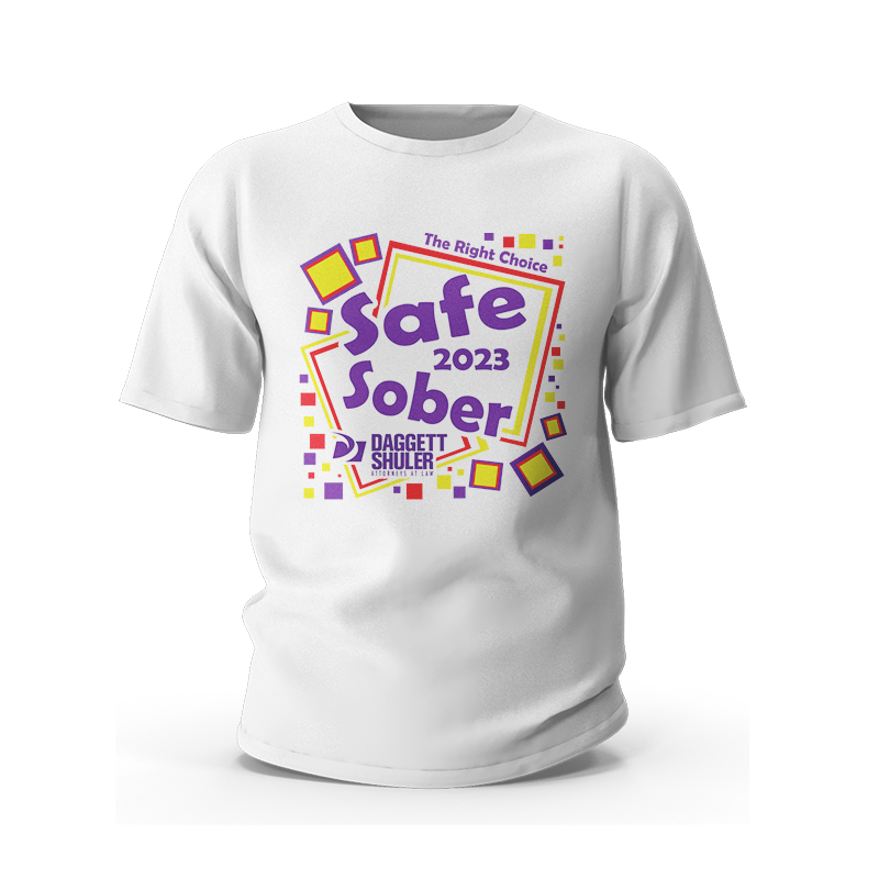 Safe Sober T-shirt winner 2023